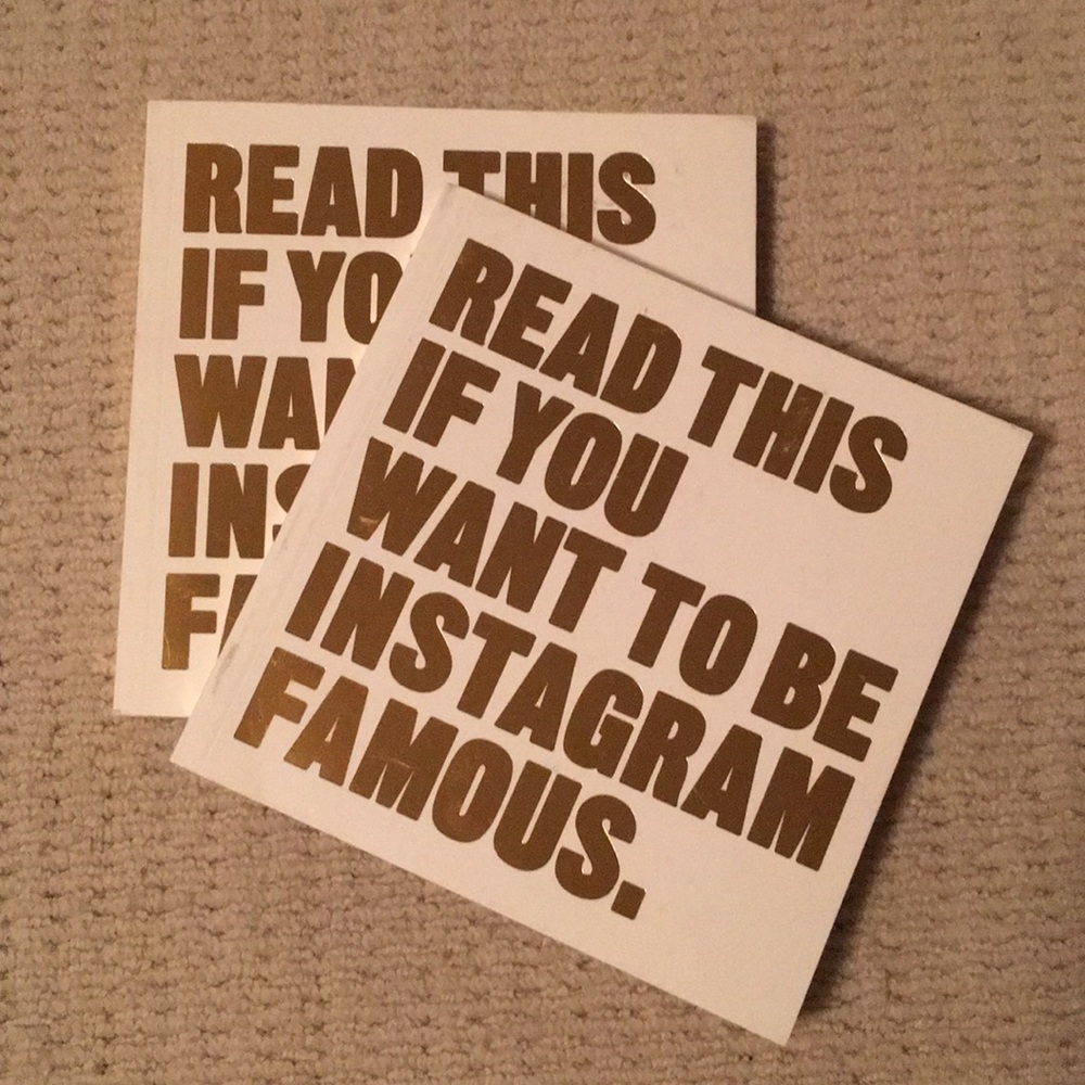 Read This If You Want To Be Instagram Famous Books